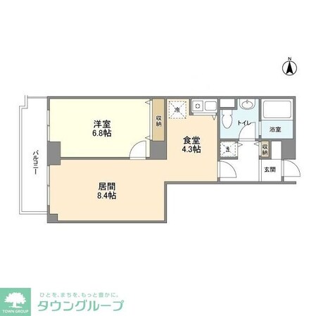 グランド・スポットの物件間取画像